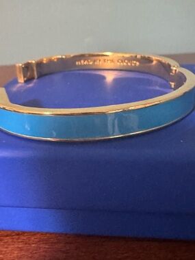 Kate Spade- Bangle Bracelet, Blue and Gold